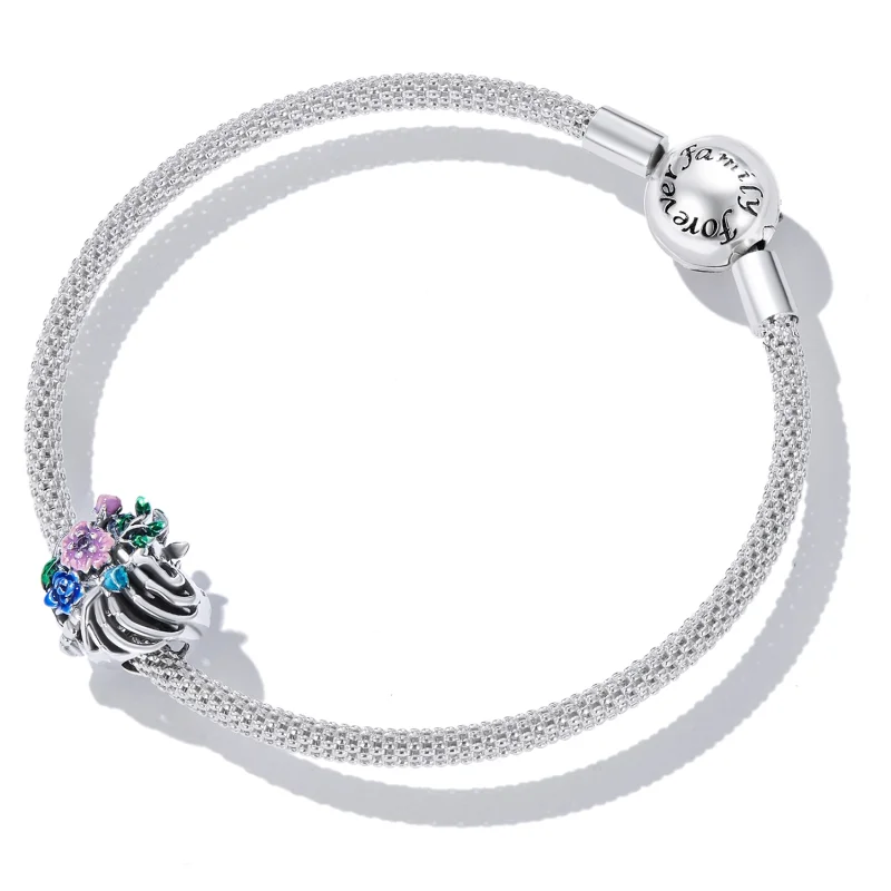 (obrázek pro) Pandora styl Láska Stuhou Květinový amulet - SCC2239 - Zobrazit 5