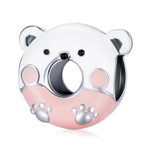 (obrázek pro) Pandora styl Medvěd donuty charm - SCC1876