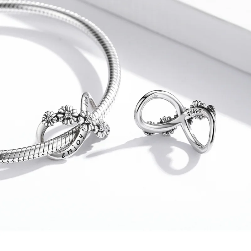 (obrázek pro) Pandora styl Nekonečné Květiny Charm - SCC2099 - Zobrazit 4