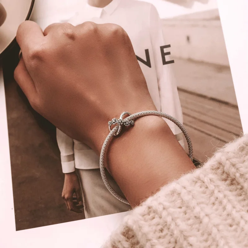 (obrázek pro) Pandora styl Nekonečné Květiny Charm - SCC2099 - Zobrazit 6