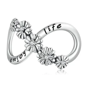(obrázek pro) Pandora styl Nekonečné Květiny Charm - SCC2099