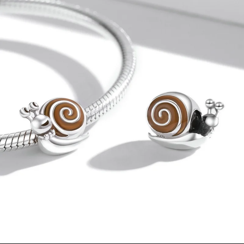 (obrázek pro) Pandora styl Pan Snail Charm - SCC2064 - Zobrazit 4