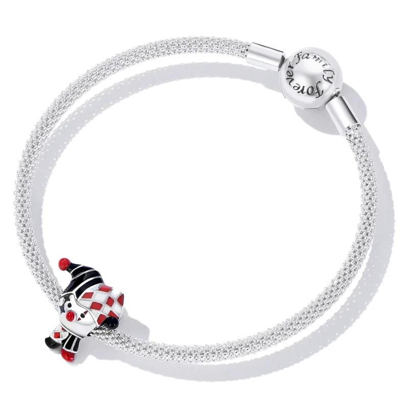 (obrázek pro) Pandora styl Pokerový Klaun Amulet - SCC2237 - Zobrazit 5
