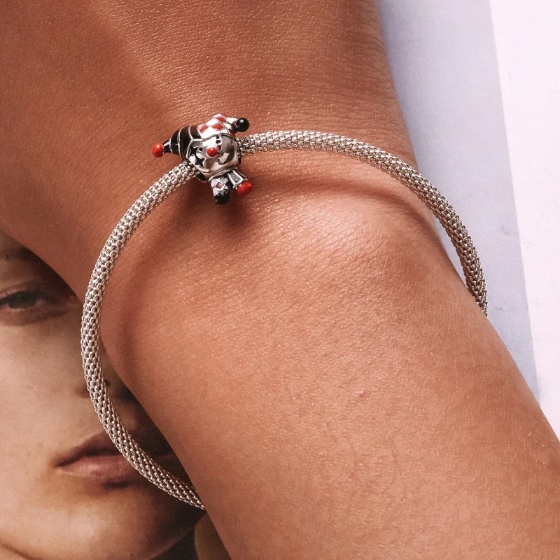 (obrázek pro) Pandora styl Pokerový Klaun Amulet - SCC2237 - Zobrazit 6