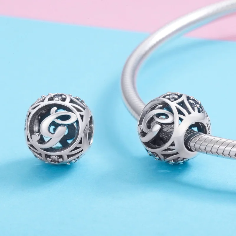 (obrázek pro) Pandora styl Písmeno-G amulet - SCC738-G - Zobrazit 3