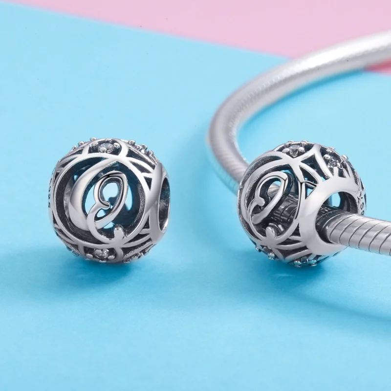 (obrázek pro) Pandora styl písmeno-Q přívěsek - SCC738-Q - Zobrazit 3