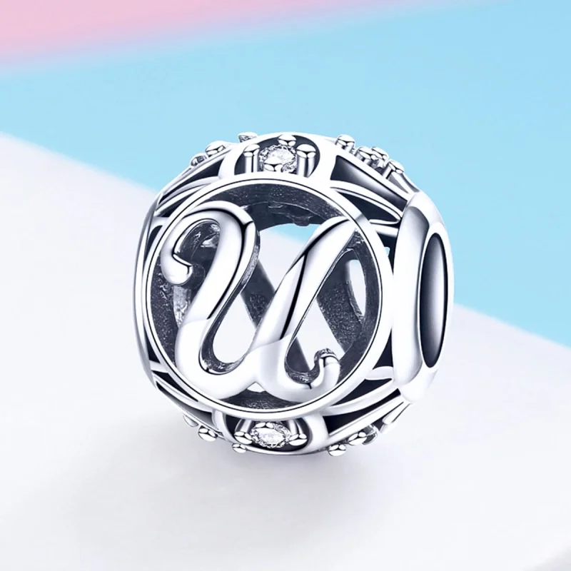 (obrázek pro) Pandora styl Písmeno-U Amulet - SCC738-U - Zobrazit 2
