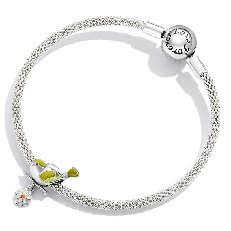 (obrázek pro) Pandora styl Ptáci a Květiny - Amulet Začátek Jara - SCC2191 - Zobrazit 4