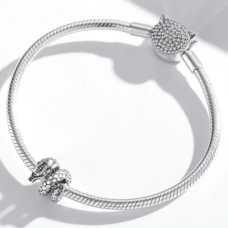 (obrázek pro) Pandora styl retro Panlong přívěsek - BSC546 - Zobrazit 3