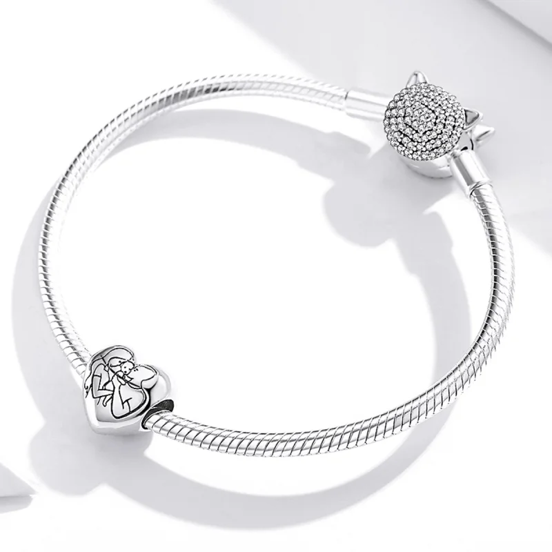(obrázek pro) Pandora styl rodinný amulet - BSC494 - Zobrazit 3