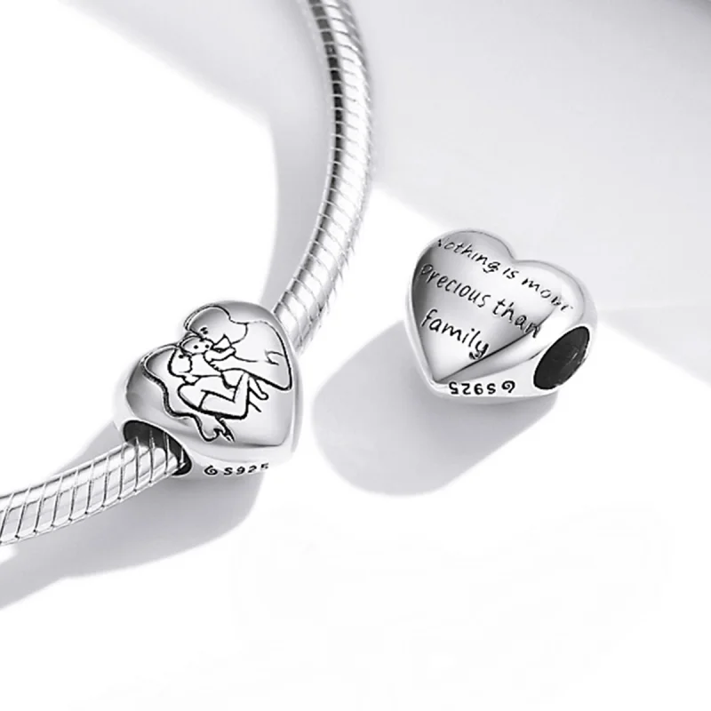 (obrázek pro) Pandora styl rodinný amulet - BSC494 - Zobrazit 4