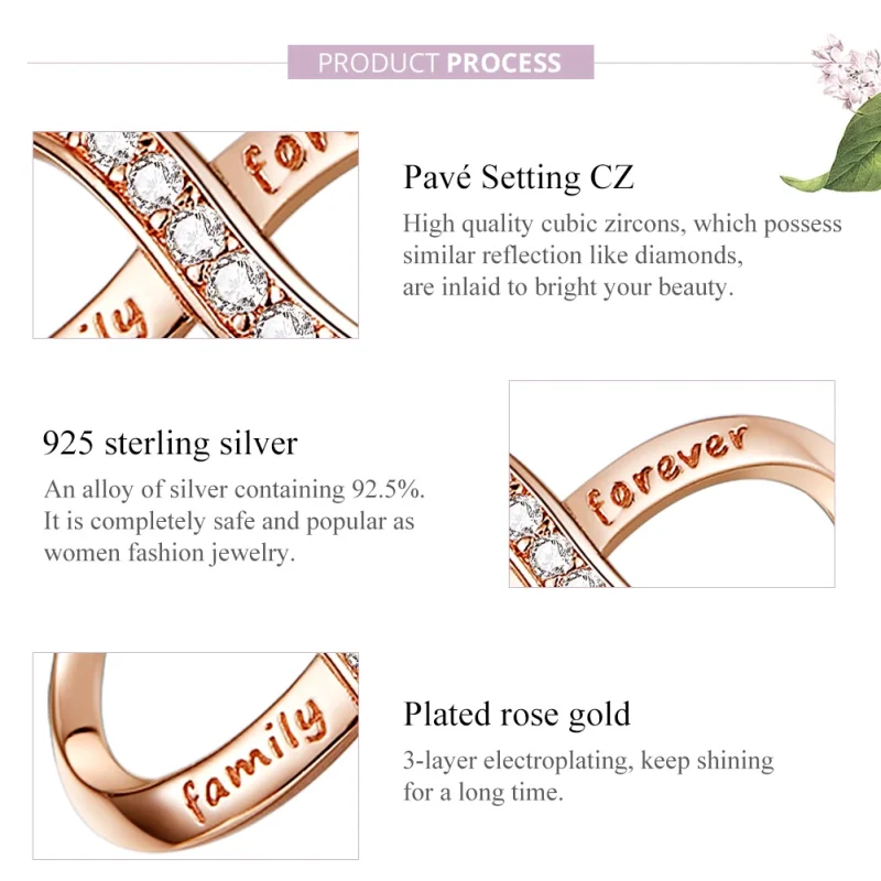 (obrázek pro) Pandora styl Růžové zlato nekonečno charm - SCC1146-C - Zobrazit 3