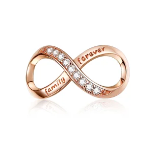 (obrázek pro) Pandora styl Růžové zlato nekonečno charm - SCC1146-C