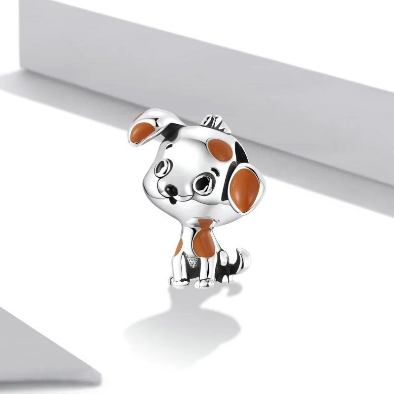 (obrázek pro) Pandora styl roztomilý štěně charm - SCC2159 - Zobrazit 2