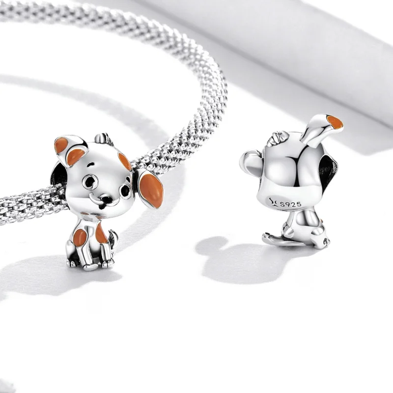 (obrázek pro) Pandora styl roztomilý štěně charm - SCC2159 - Zobrazit 4