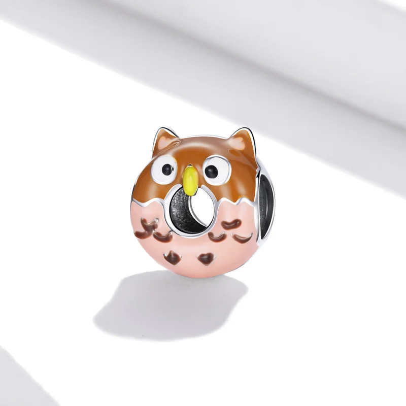 (obrázek pro) Pandora styl Sovy Koblihy Charm - SCC1882 - Zobrazit 2