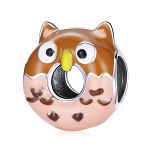 (obrázek pro) Pandora styl Sovy Koblihy Charm - SCC1882