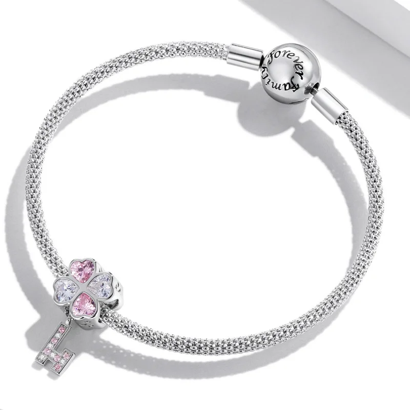 (obrázek pro) Pandora styl Srdce Klee Klíč Charm - SCC2123 - Zobrazit 3
