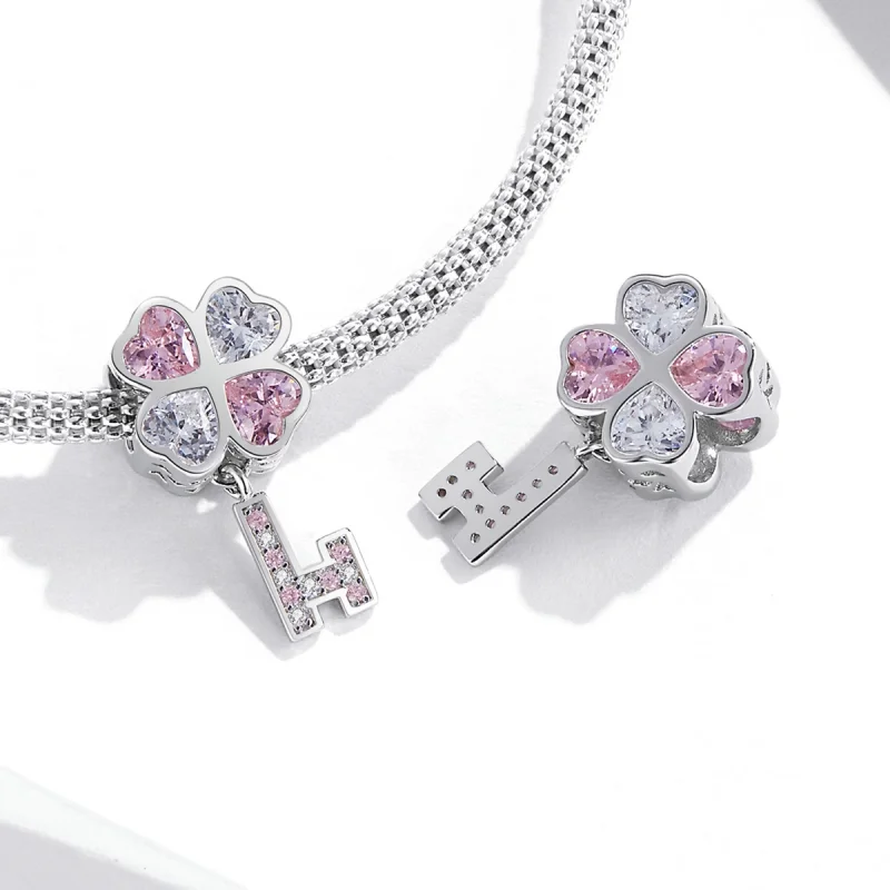 (obrázek pro) Pandora styl Srdce Klee Klíč Charm - SCC2123 - Zobrazit 4