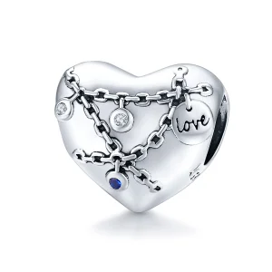 (obrázek pro) Pandora styl Srdce Zámek Charm - SCC1538