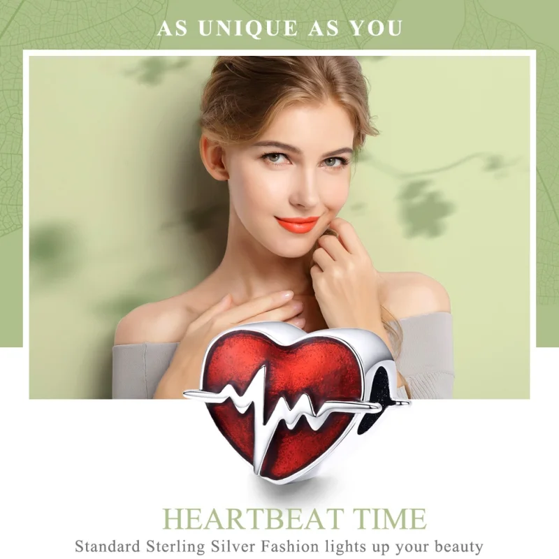 (obrázek pro) Pandora styl stříbrný amulet Heartbeats Time - SCC1151 - Zobrazit 2