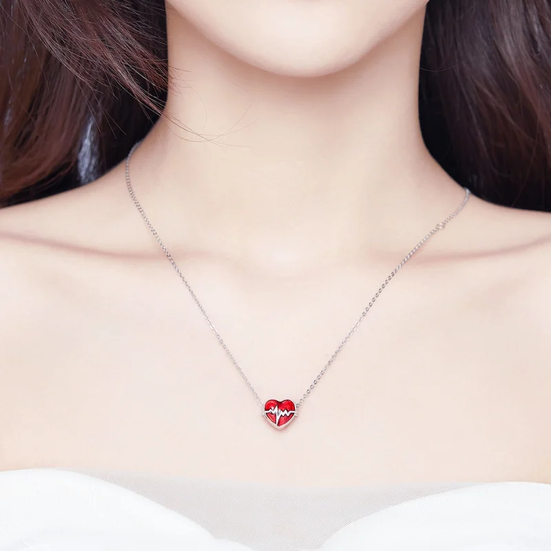(obrázek pro) Pandora styl stříbrný amulet Heartbeats Time - SCC1151 - Zobrazit 3