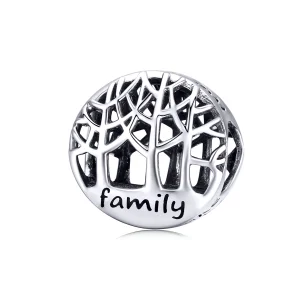 (obrázek pro) Pandora styl stříbrný amulet Les rodiny - SCC1144