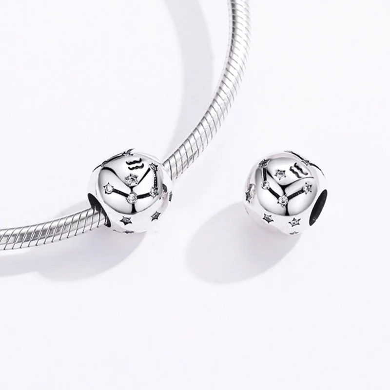 (obrázek pro) Pandora styl stříbrný amulet Vodnář - SCC1218-11 - Zobrazit 7