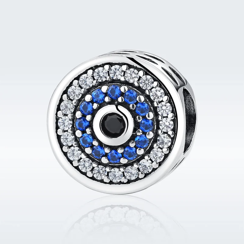 (obrázek pro) Pandora styl stříbrný lesk oční amulet - SCC092 - Zobrazit 2