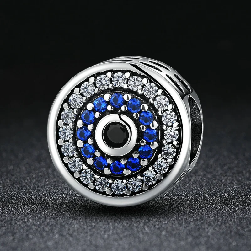 (obrázek pro) Pandora styl stříbrný lesk oční amulet - SCC092 - Zobrazit 5