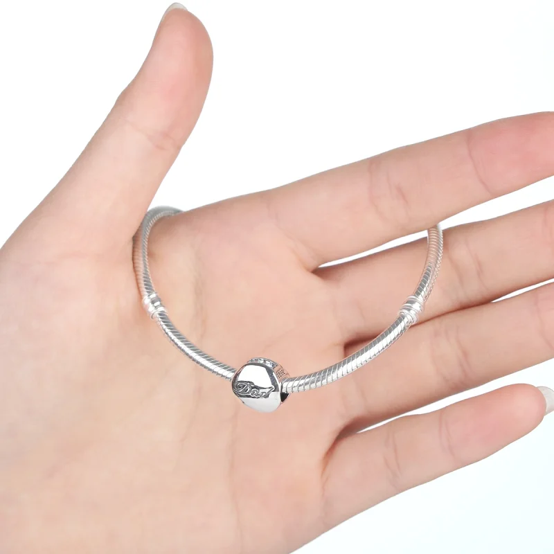 (obrázek pro) Pandora styl stříbrný otec amulet - SCC006 - Zobrazit 2