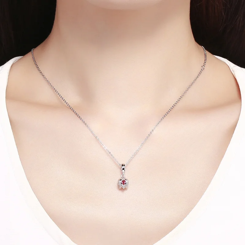 (obrázek pro) Pandora styl Stříbrný příběh Tulipánu Dangle - SCC1027 - Zobrazit 6