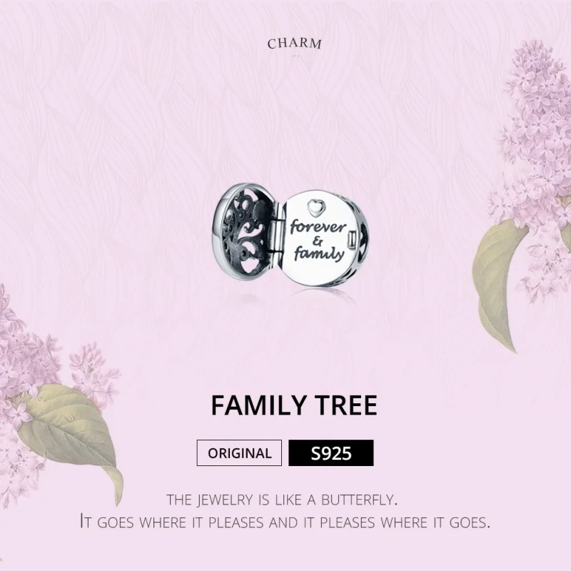 (obrázek pro) Pandora styl stříbrný přívěsek Forever & Family - SCC1259 - Zobrazit 3