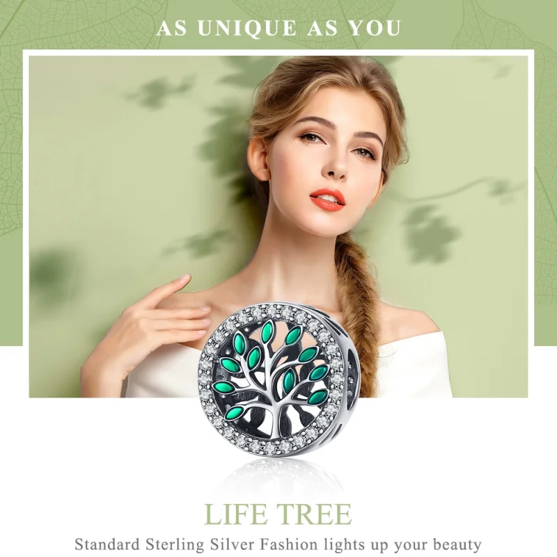 (obrázek pro) Pandora styl stříbrný přívěsek Life Tree - SCC1095 - Zobrazit 2