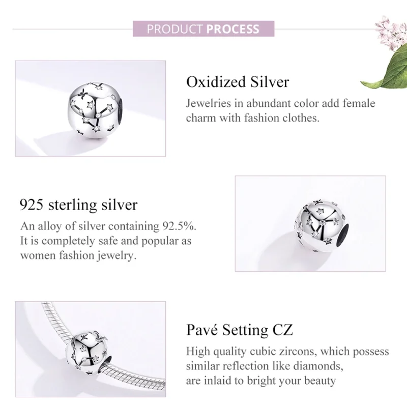 (obrázek pro) Pandora styl stříbrný přívěsek Ryby - SCC1218-12 - Zobrazit 7