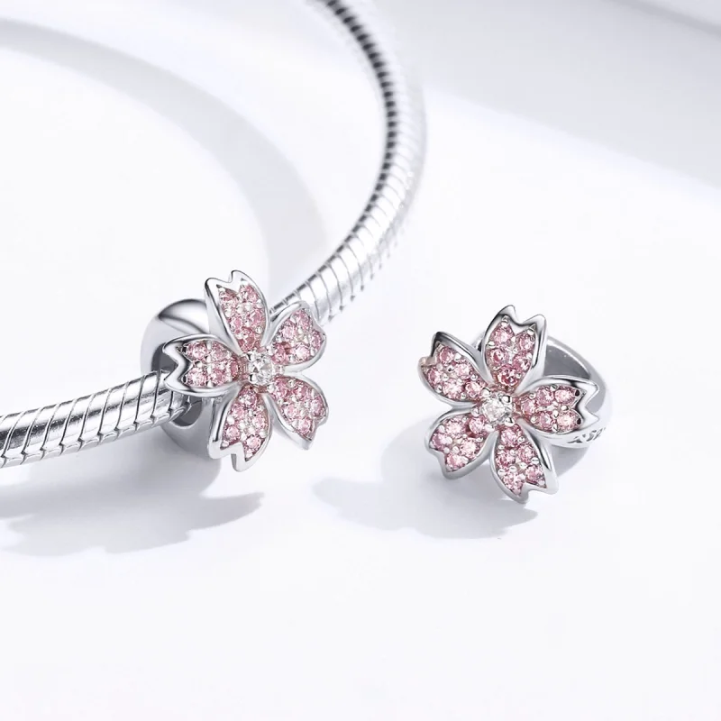 (obrázek pro) Pandora styl stříbrný přívěsek Sakura - SCC1291 - Zobrazit 5