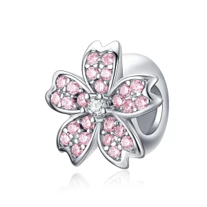 (obrázek pro) Pandora styl stříbrný přívěsek Sakura - SCC1291