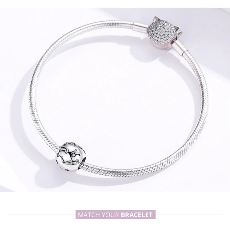 (obrázek pro) Pandora styl Stříbrný Taurus Amulet - SCC1218-2 - Zobrazit 8