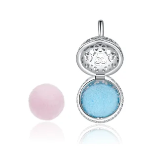(obrázek pro) Pandora styl stříbrný vonný míček amulet - SCC1198