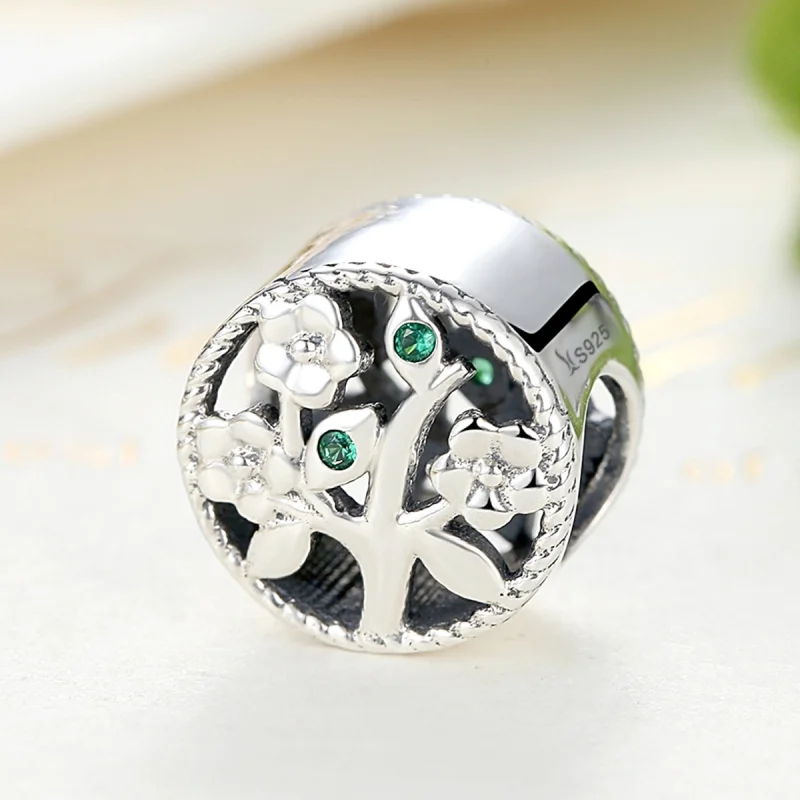 (obrázek pro) Pandora styl stříbro Life Tree přívěsek - SCC115 - Zobrazit 3