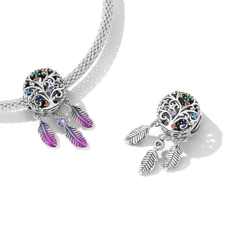 (obrázek pro) Pandora styl Strom života Lapač snů Charm - SCC2268 - Zobrazit 4