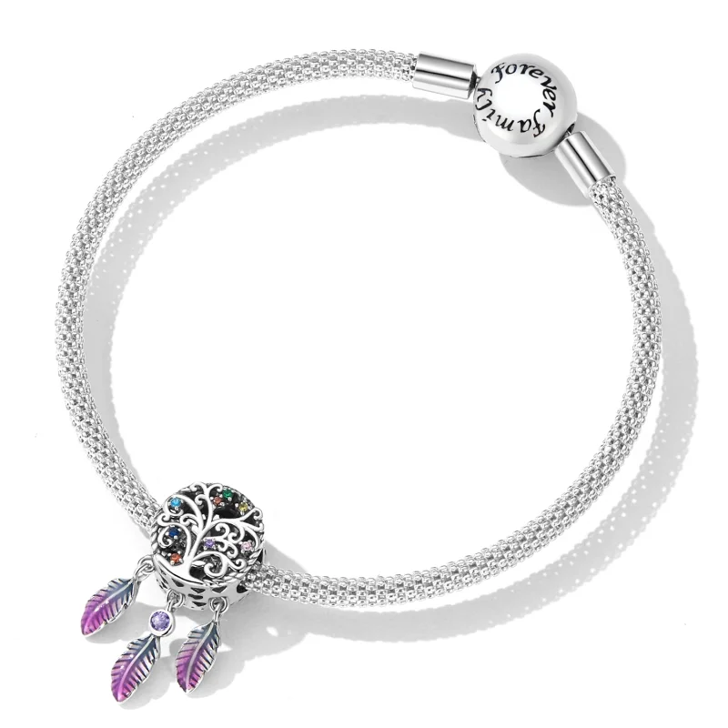 (obrázek pro) Pandora styl Strom života Lapač snů Charm - SCC2268 - Zobrazit 5