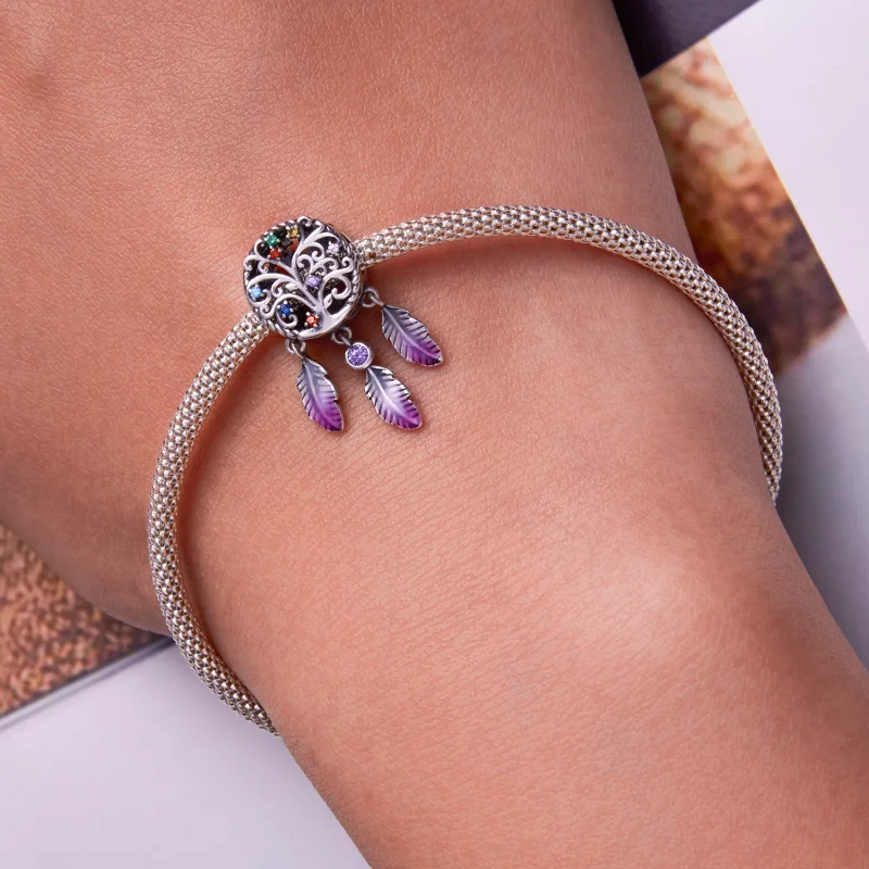 (obrázek pro) Pandora styl Strom života Lapač snů Charm - SCC2268 - Zobrazit 6
