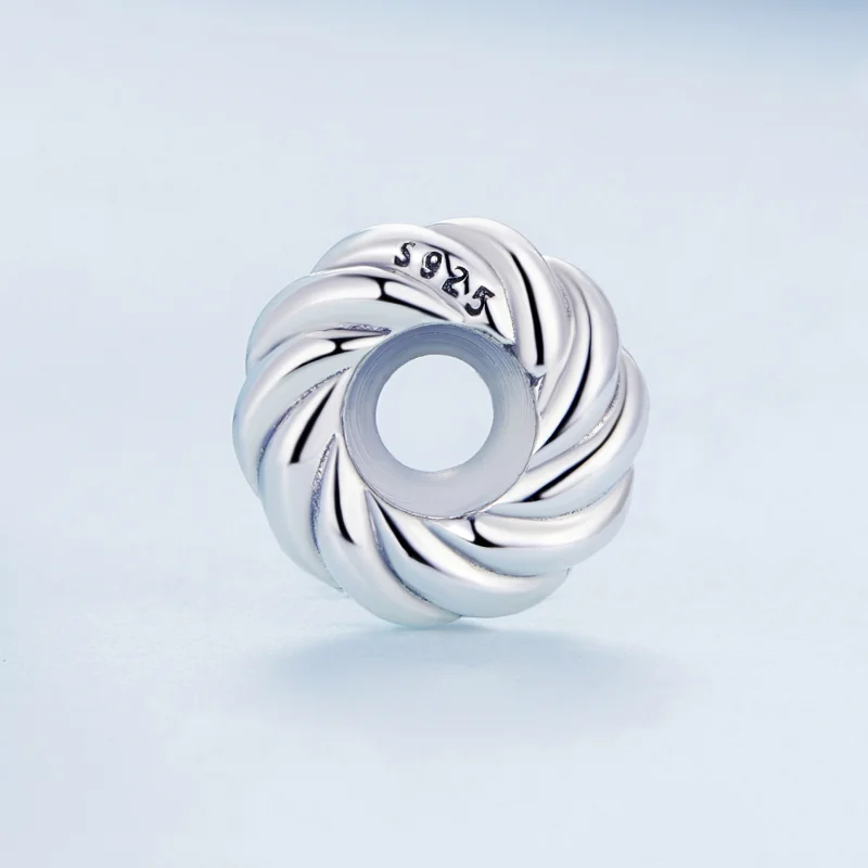 (obrázek pro) Pandora styl Twist Spacer Charm - BSC698 - Zobrazit 3
