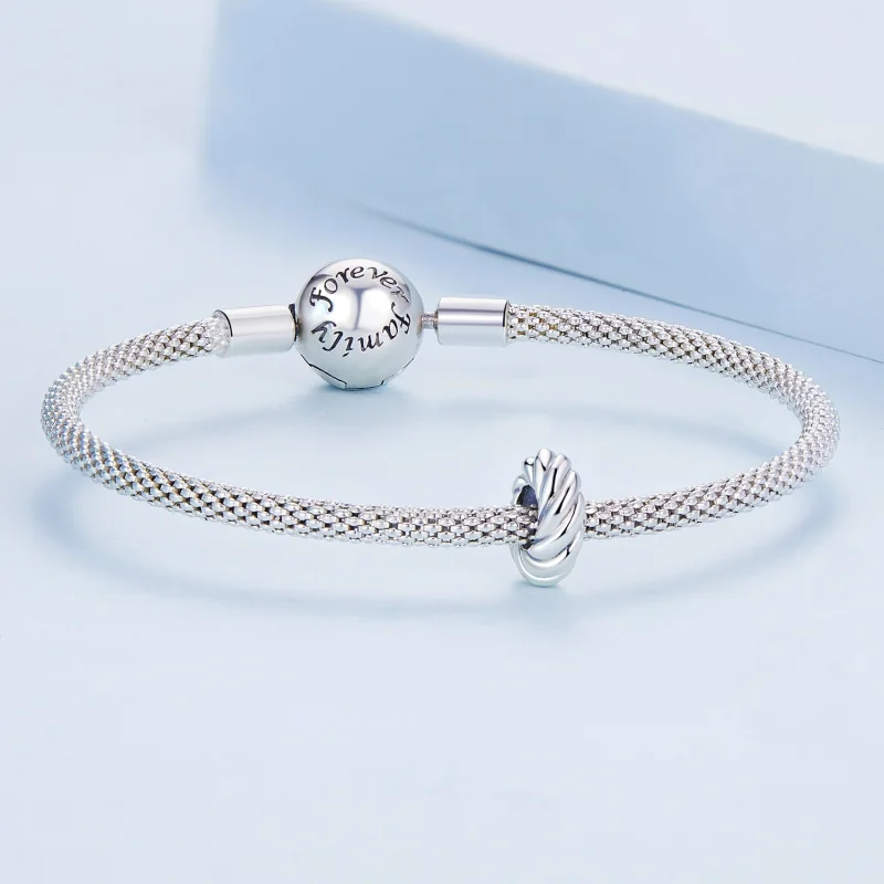 (obrázek pro) Pandora styl Twist Spacer Charm - BSC698 - Zobrazit 5
