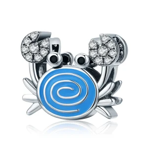 (obrázek pro) Pandora styl Vtipný krab přívěsek - SCC682
