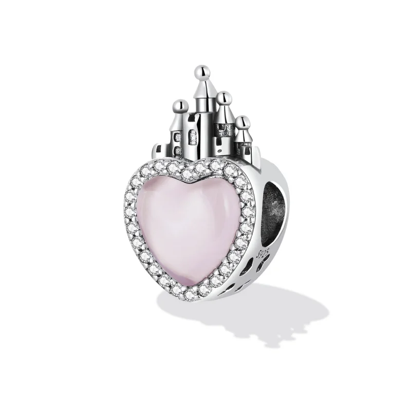 (obrázek pro) Pandora stylu Love Castle přívěsek - SCC2207 - Zobrazit 2