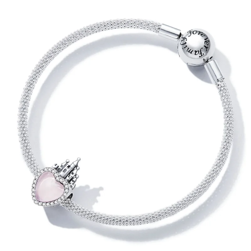 (obrázek pro) Pandora stylu Love Castle přívěsek - SCC2207 - Zobrazit 5