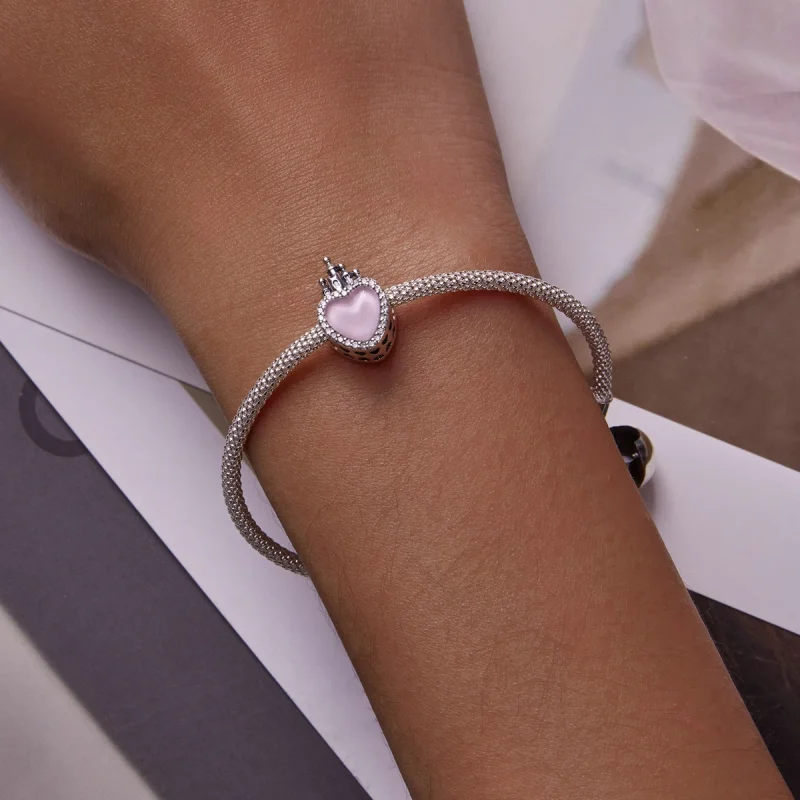 (obrázek pro) Pandora stylu Love Castle přívěsek - SCC2207 - Zobrazit 6
