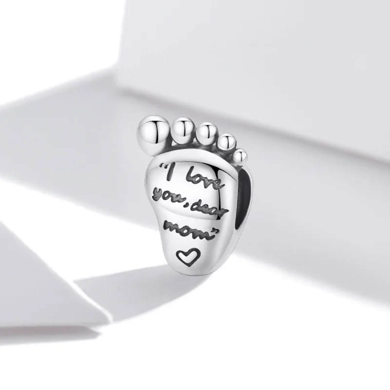 (obrázek pro) Pandora stylu Love Feet Charm - SCC1901 - Zobrazit 2